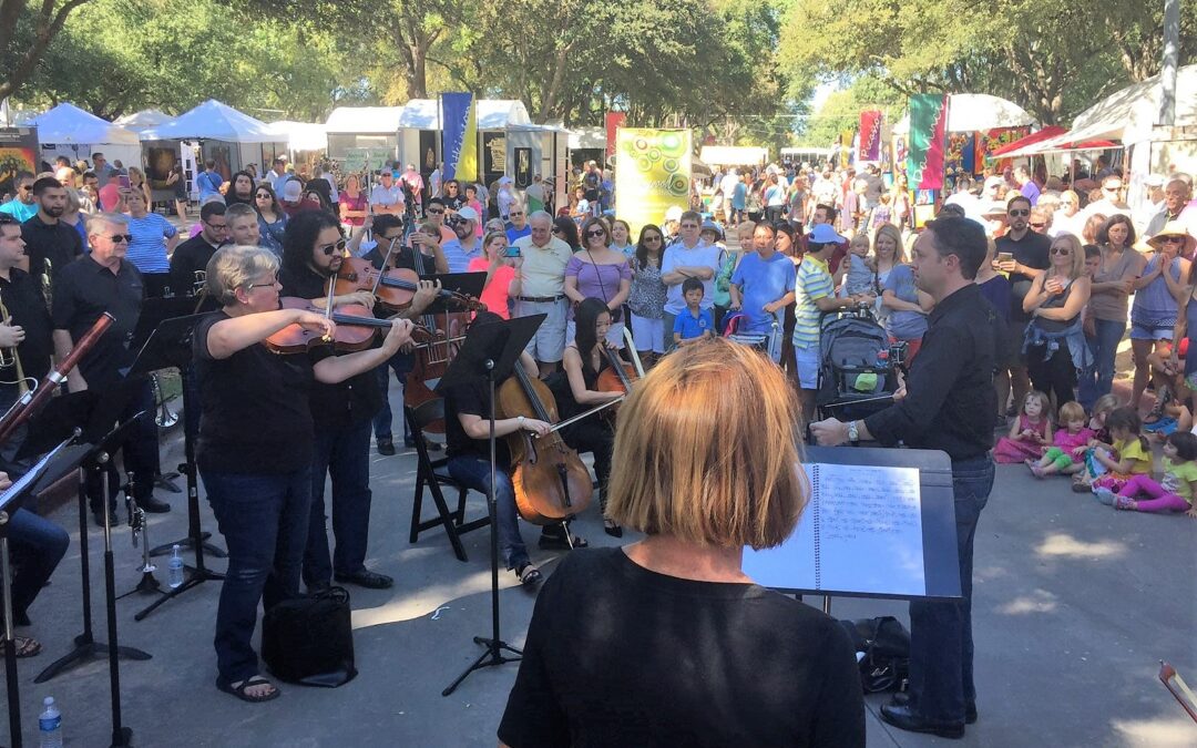 RICHARDSON SYMPHONY ORCHESTRA FLASHES AND SNARES AT COTTONWOOD ART FESTIVAL