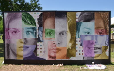 MURAL PAINTED AT COTTONWOOD ART FESTIVAL