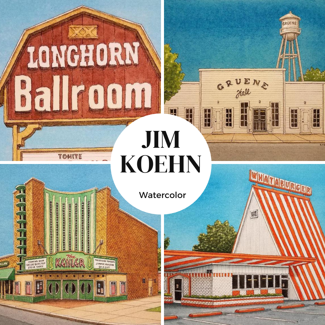 Jim Koehn Watercolor Paintings Cottonwood Art Festival