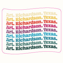Art.Richardson.Texas Sticker
