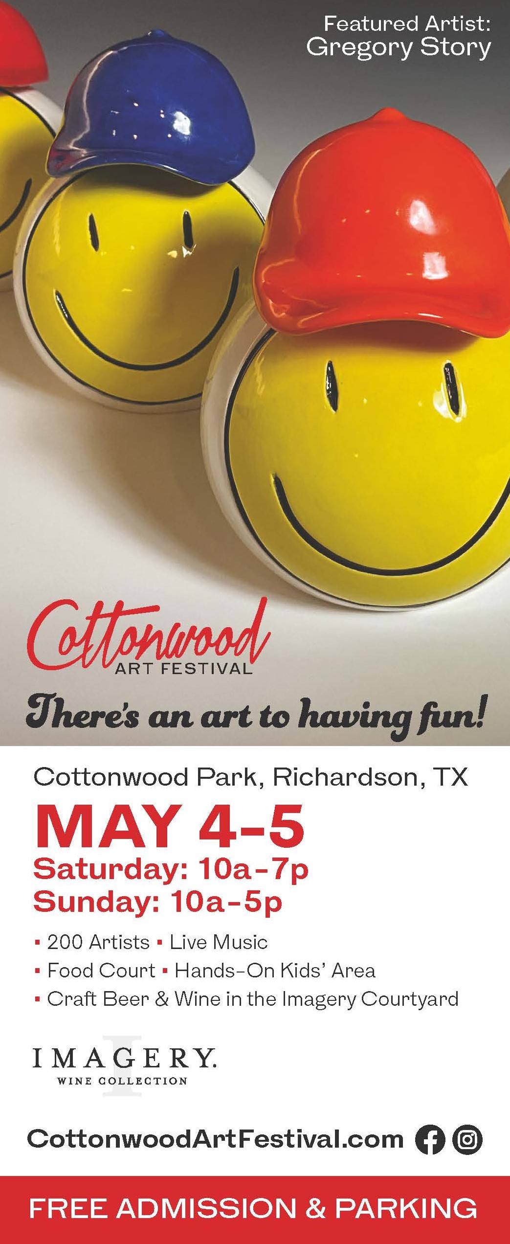 Cottonwood Art Festival Spring 2024 in Richardson Texas Featured Artist Gregory Story Modern Clay