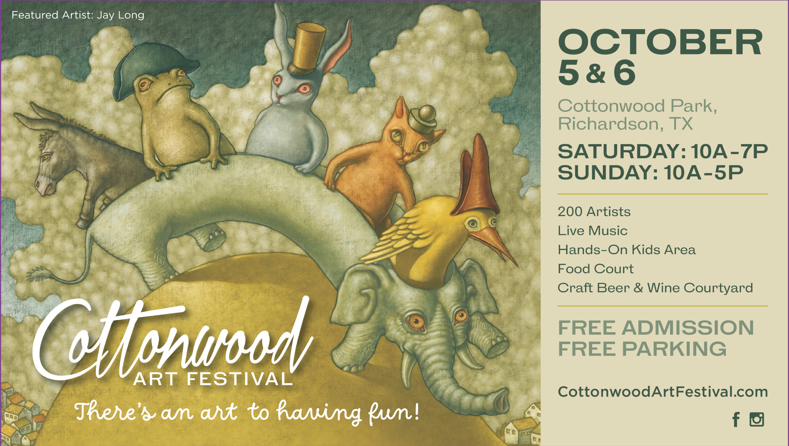 Fall 2024 Cottonwood Art Festival in Richardson Featured Artist Jay Long