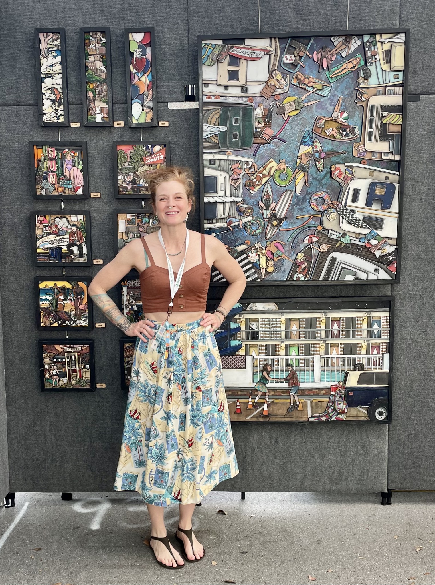 Elissa Brown Featured Artist Cottonwood Art Festival in Richardson