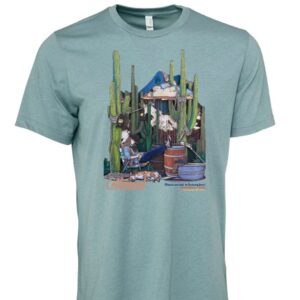 Rain Barrell T-Shirt by Elissa Brown