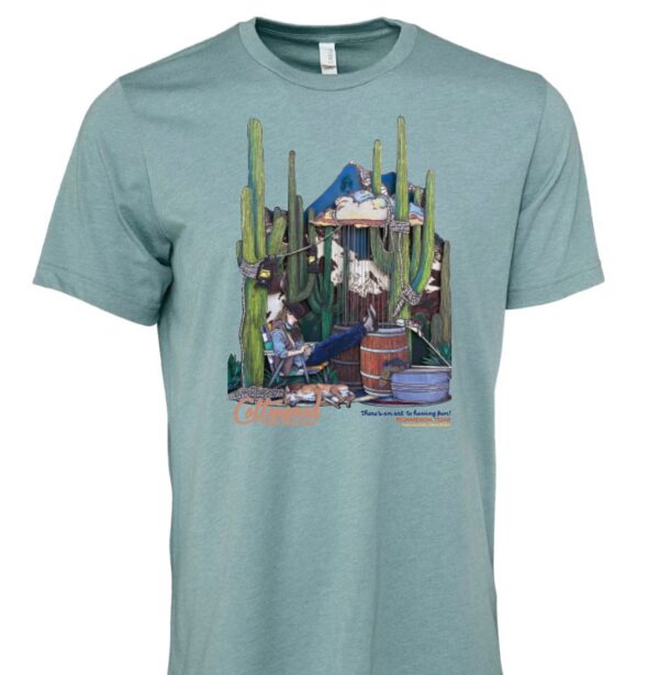 Rain Barrell T-Shirt by Elissa Brown