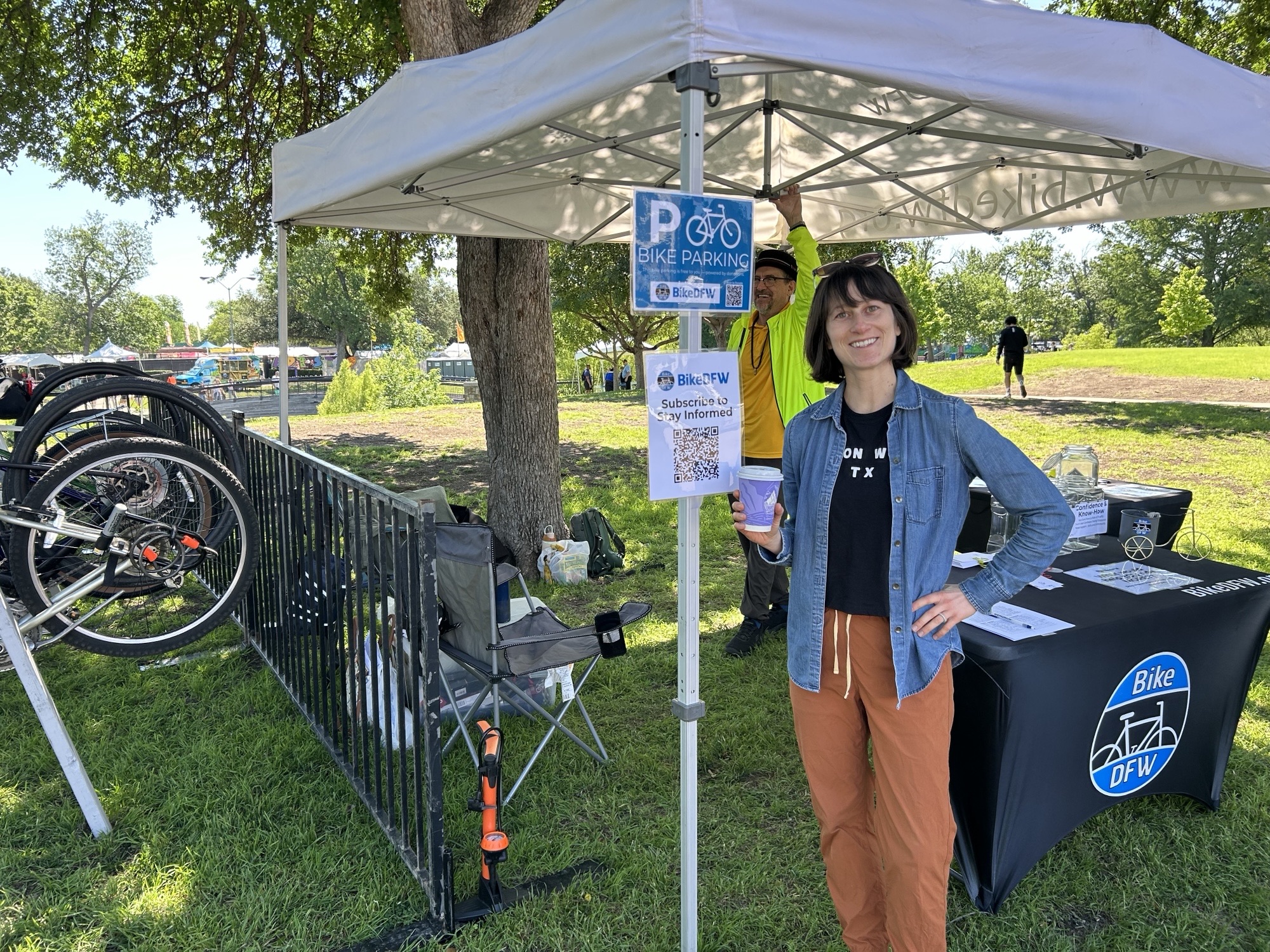 Bike Valet at Cottonwood Park