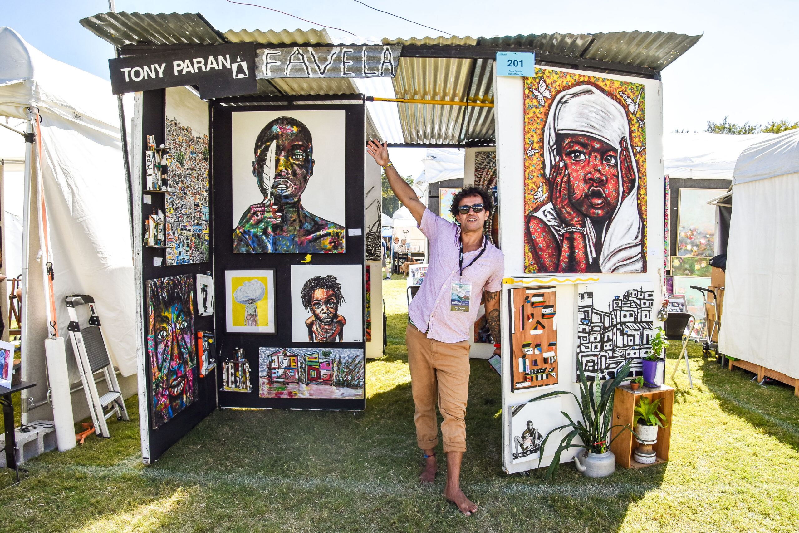 TONY PARANÁ is the fall featured artist for Cottonwood Art Festival in Richardson, Texas