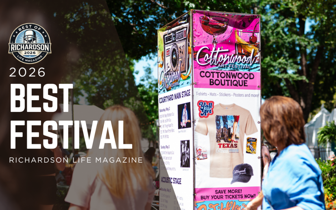 COTTONWOOD ART FESTIVAL NAMED BEST FESTIVAL IN RICHARDSON FOR 2026