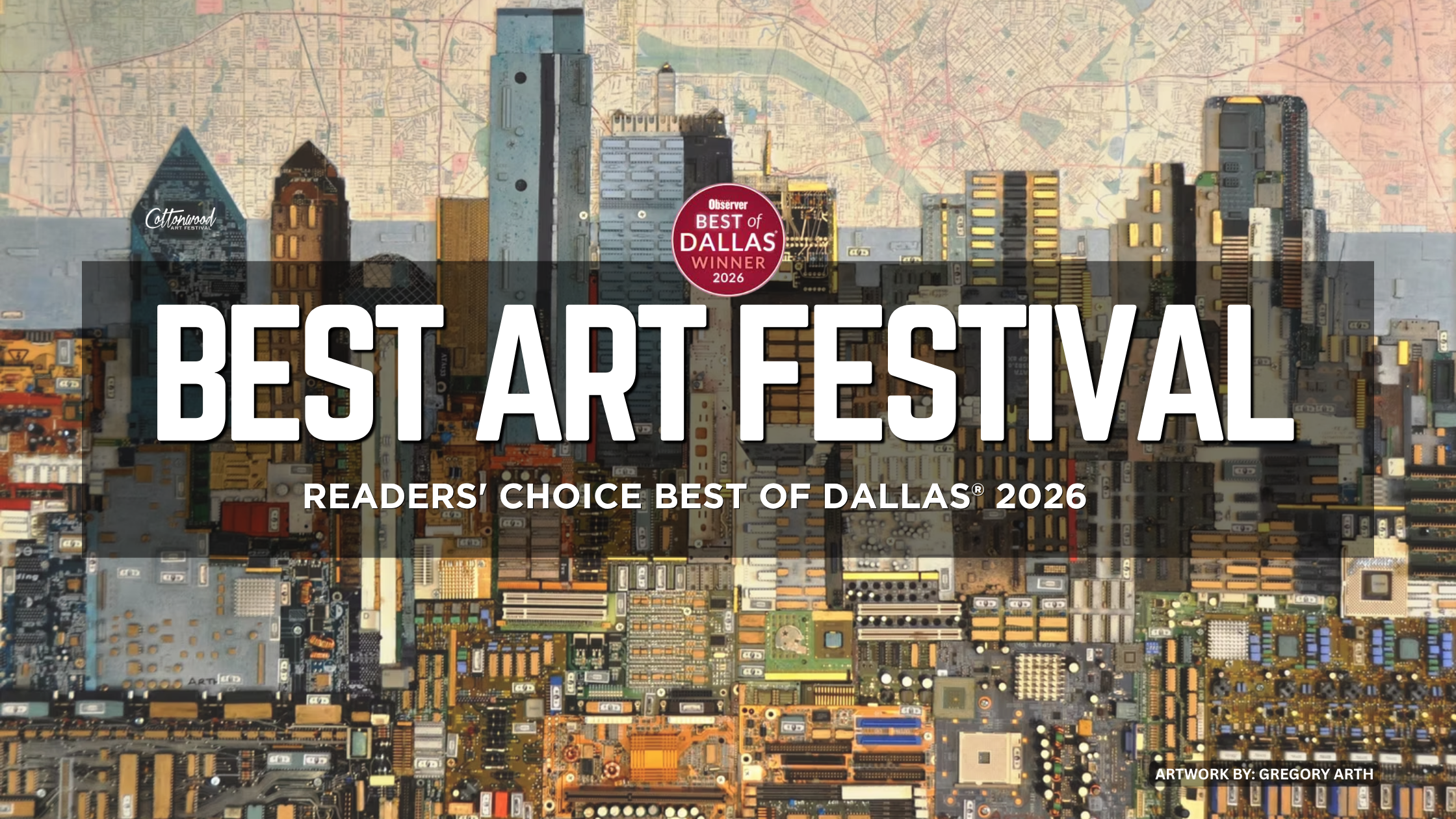 Dallas Observer Best of Dallas 2026 Winner Cottonwood Art Festival Best Art Festival
