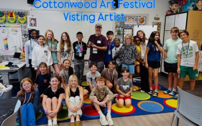 ARTIST ERIC MORT BRINGS THE ART OF GLASS TO LOCAL STUDENTS